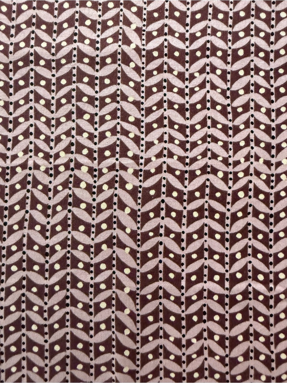 Brown and Cream Decorative Fabric Panel - Home Accents Decor Alexander Henry